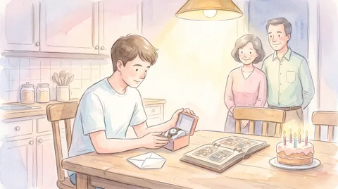 18th Birthday Gift for a Son: Money, Papers, a Keepsake