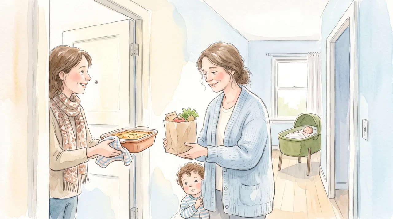Visiting after a birth: when, how long, what to bring