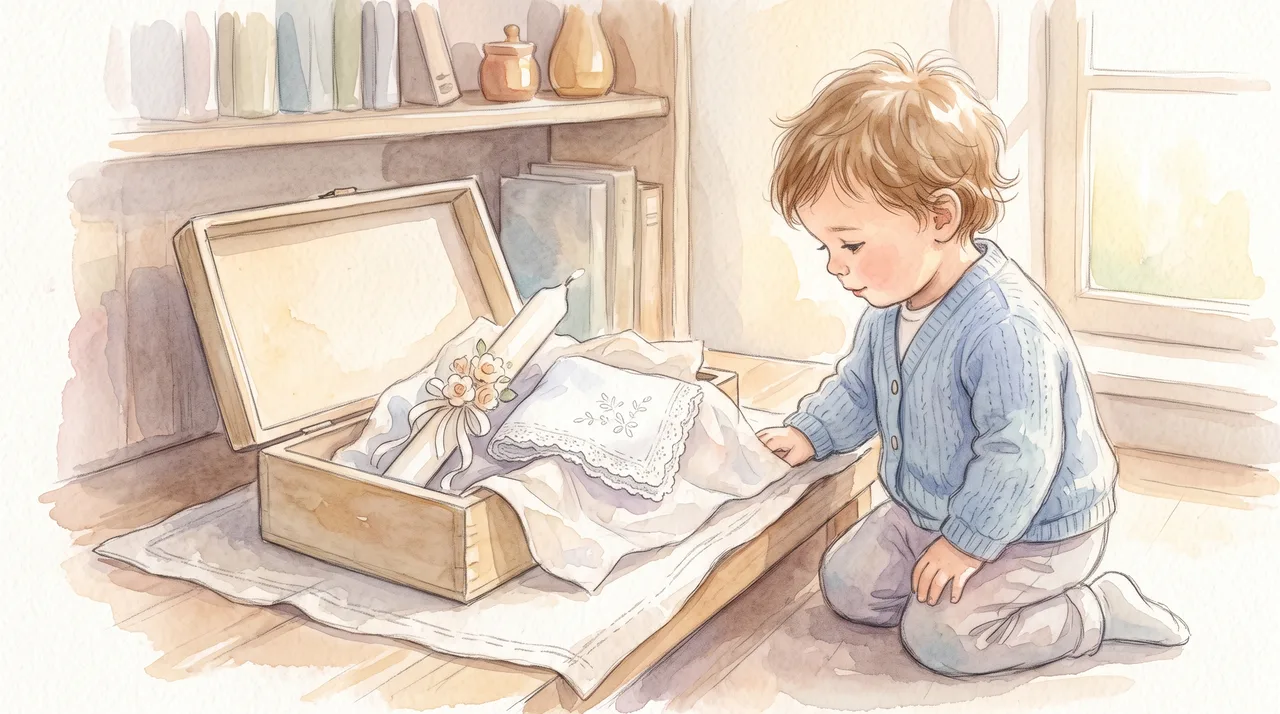 Christening candle and gown: what to do after the service