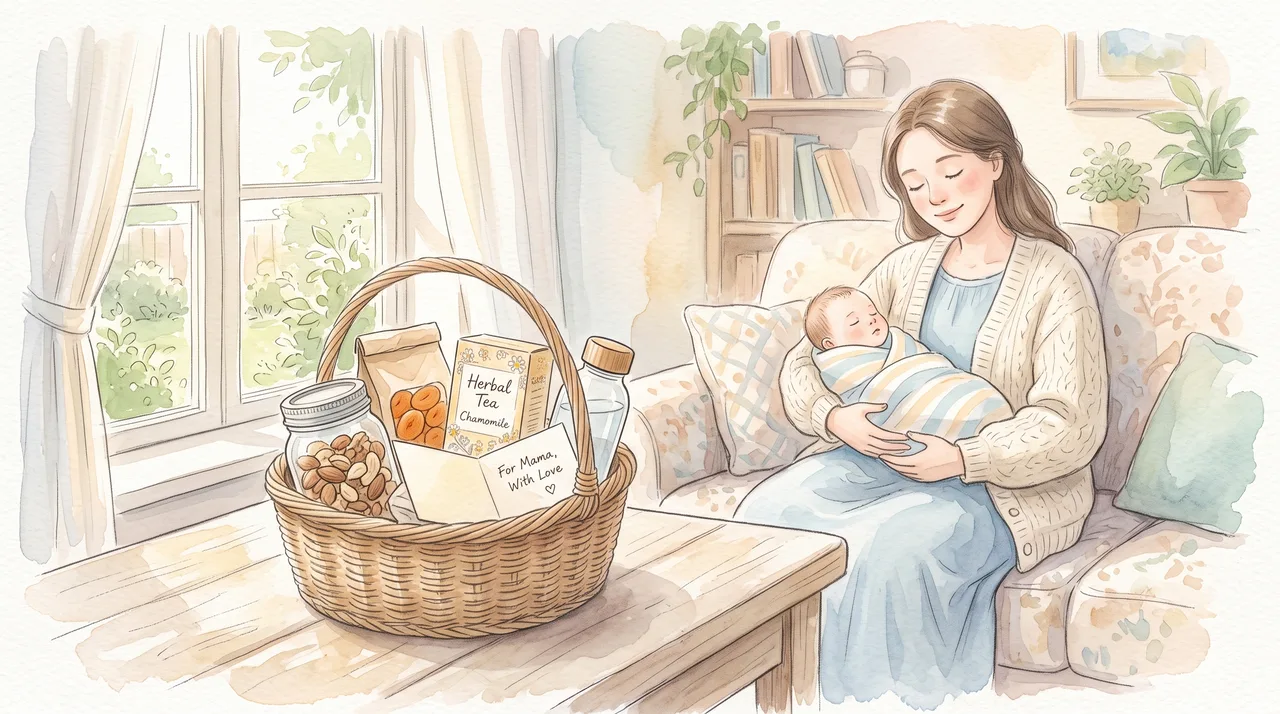New Mum Gift Basket: Fewer Things, More Relief
